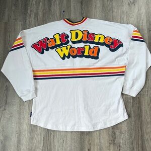 Walt Disney World Retro 1971 Old School Spirit Jersey Shirt Pullover Adult XL
